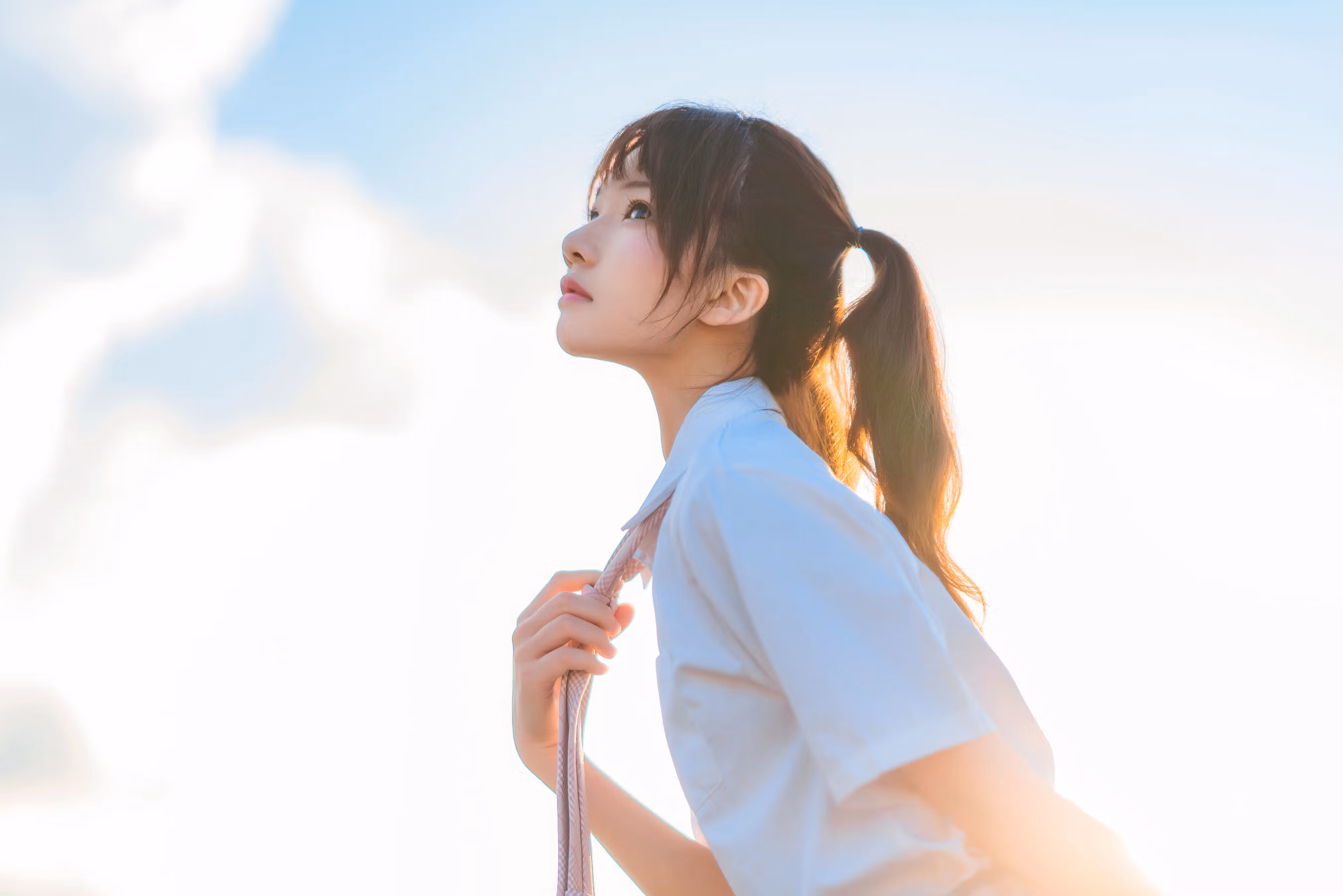 [网红COSER写真] 桜桃喵 - 橘子汽水 清纯美女-第2张