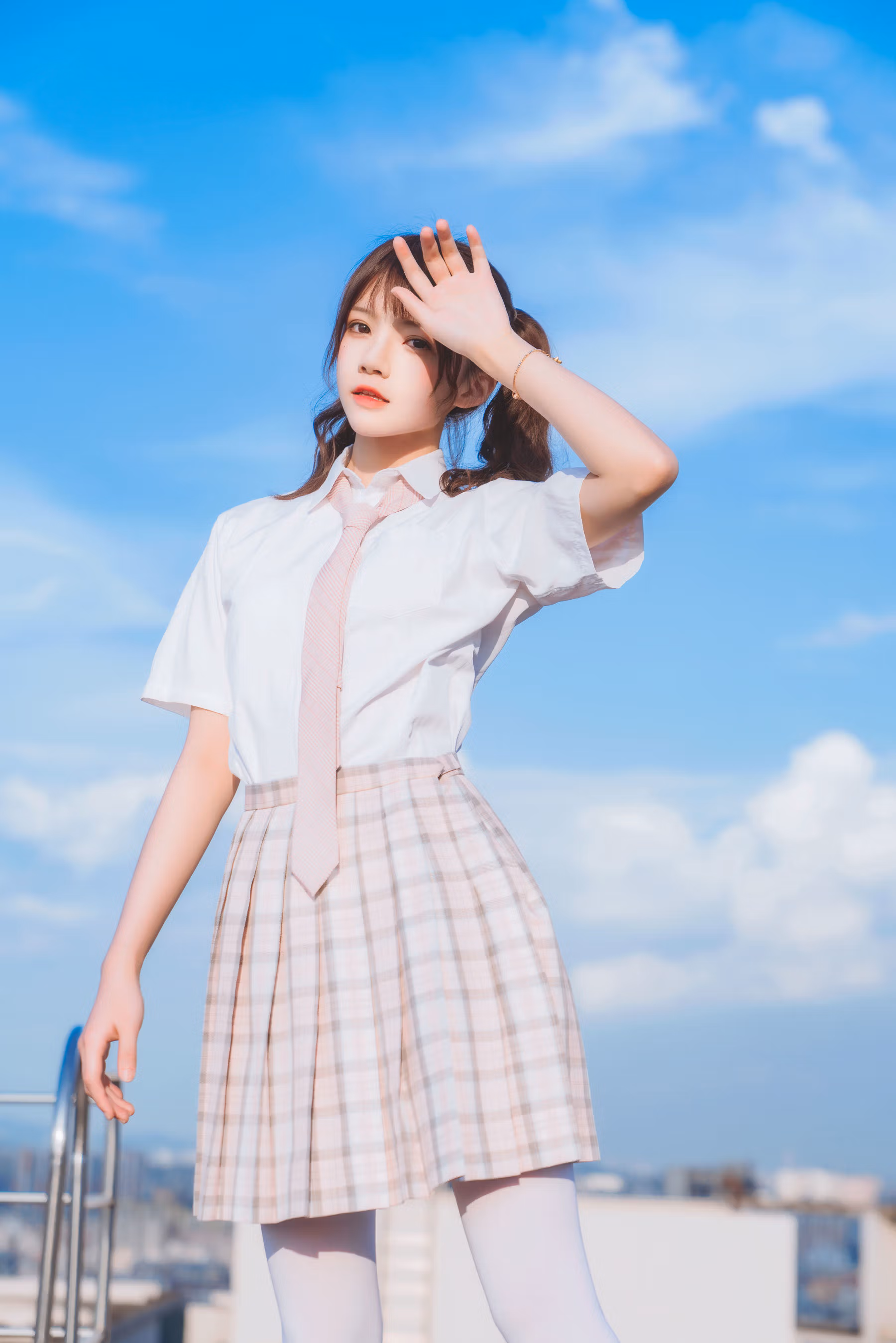 [网红COSER写真] 桜桃喵 - 橘子汽水 清纯美女-第3张