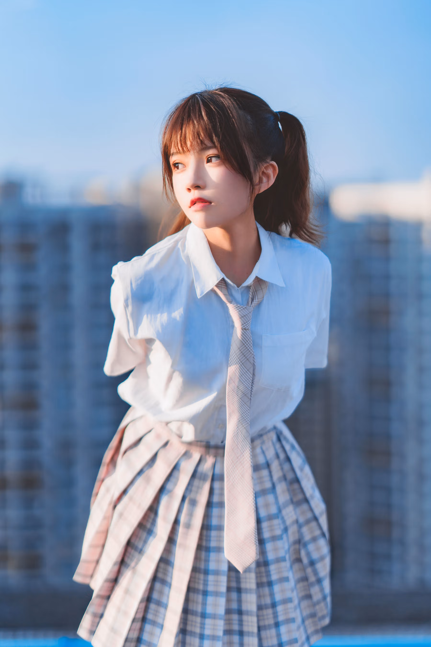 [网红COSER写真] 桜桃喵 - 橘子汽水 清纯美女-第5张