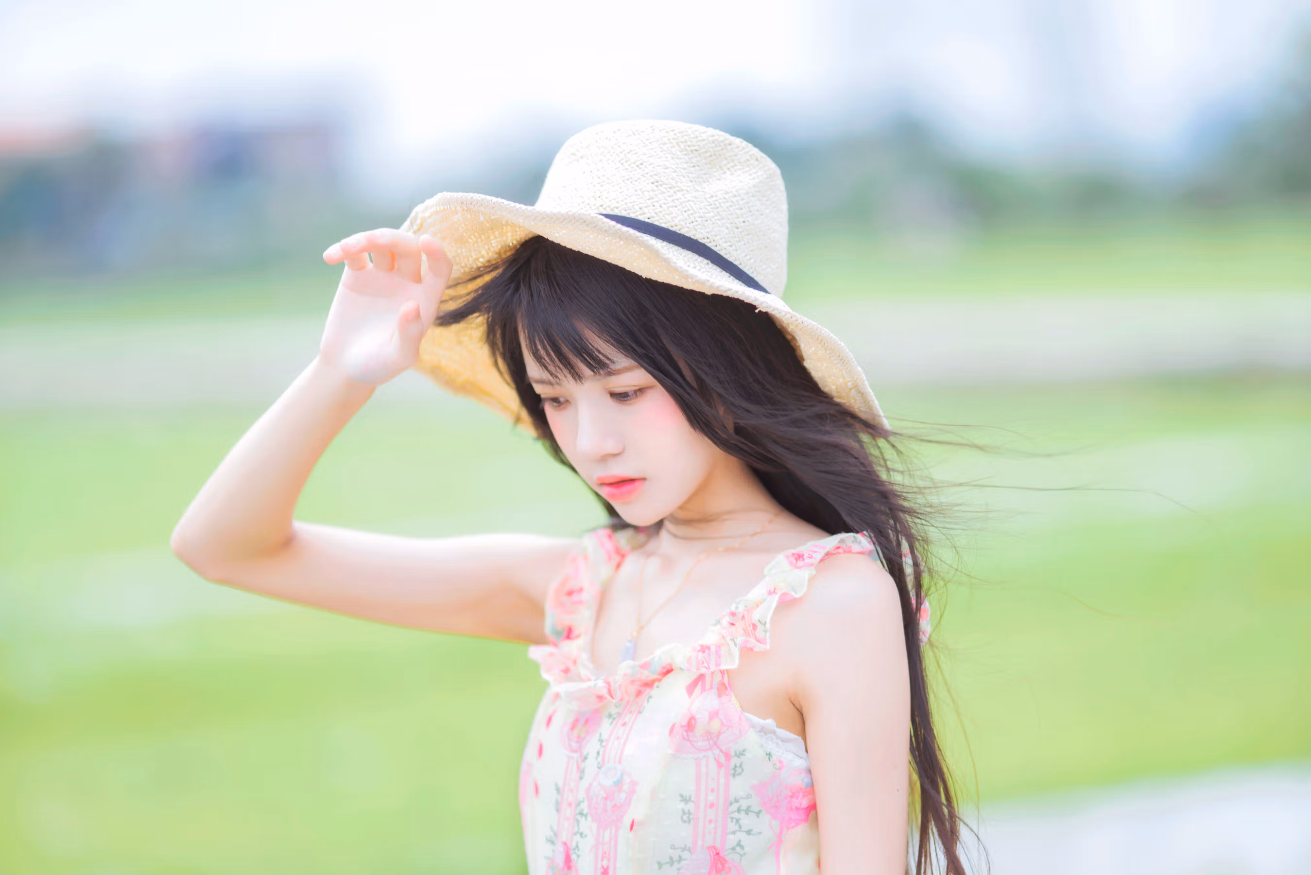 [COS福利] 桜桃喵 - 清新之夏风 清纯美女-第3张