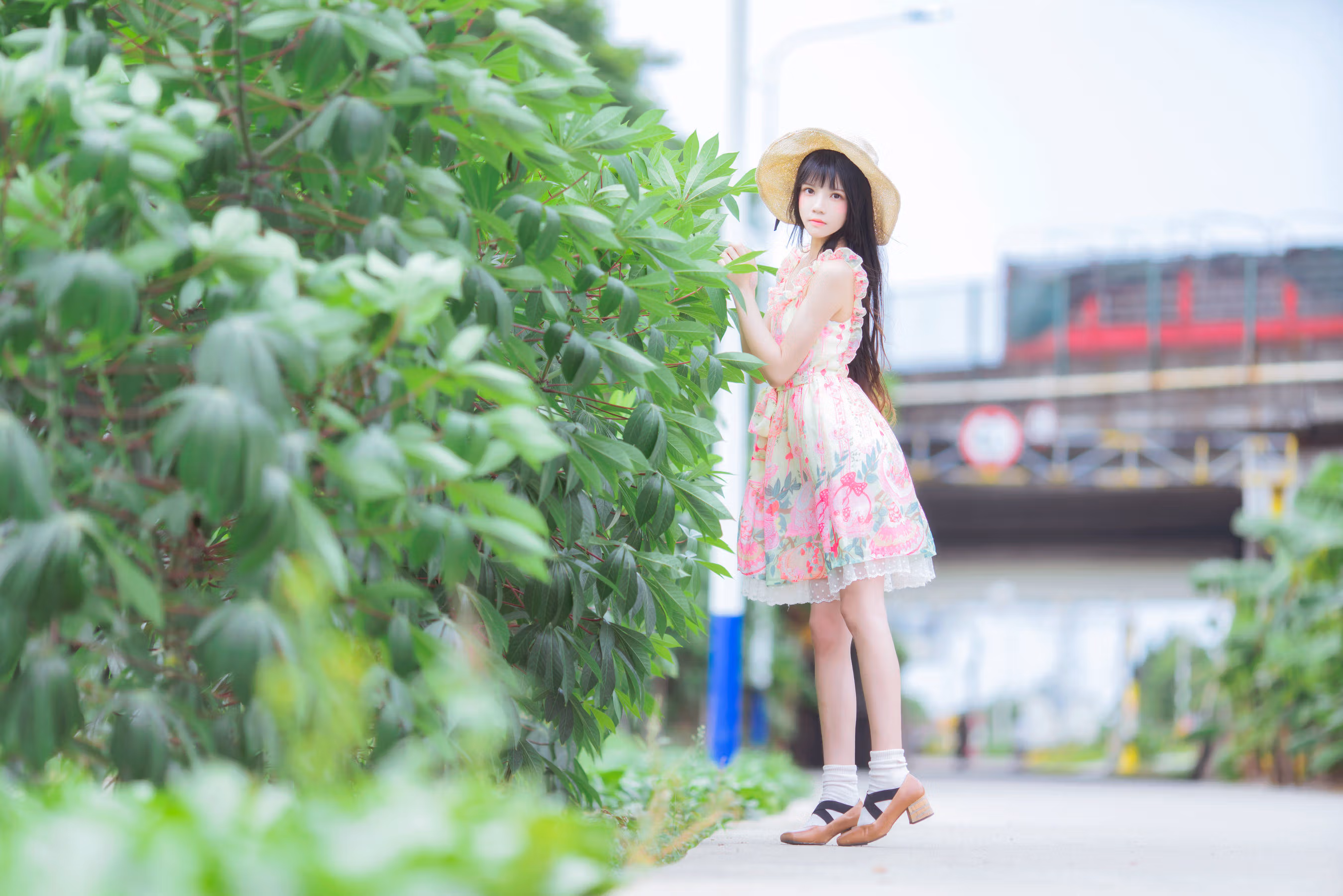 [COS福利] 桜桃喵 - 清新之夏风 清纯美女-第4张