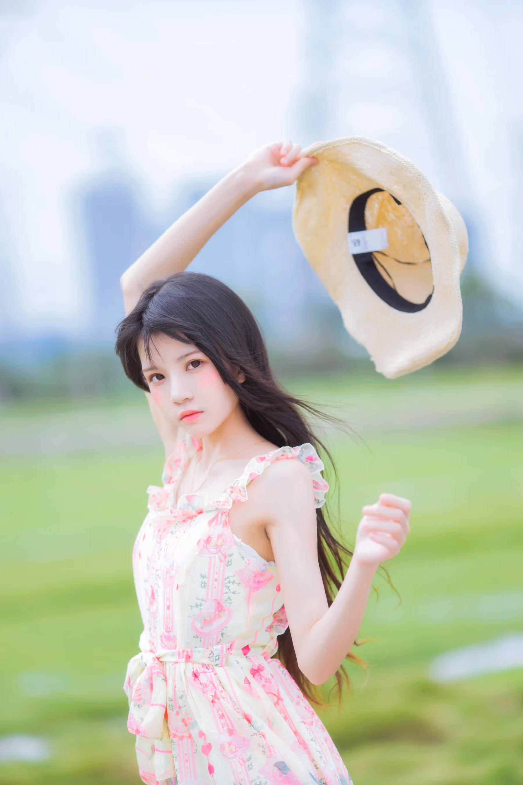 [COS福利] 桜桃喵 - 清新之夏风 清纯美女-第5张