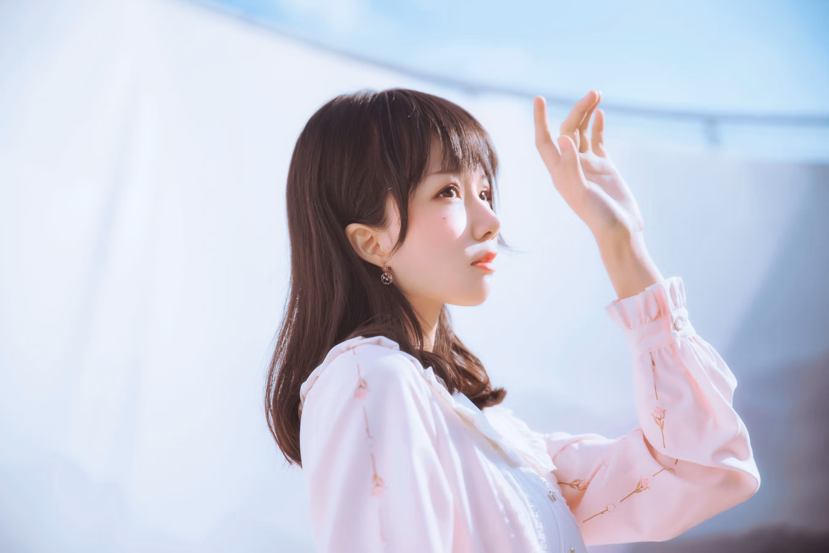 [COS福利] 桜桃喵 - 清新之三月 清纯美女-第2张