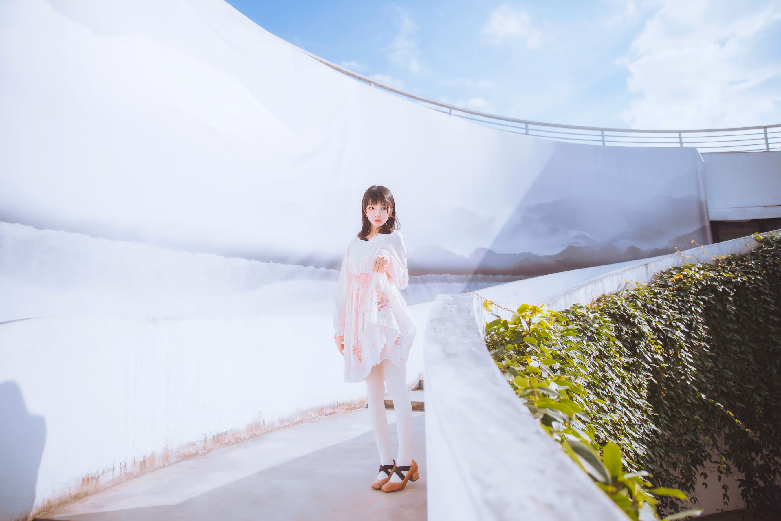 [COS福利] 桜桃喵 - 清新之三月 清纯美女-第3张