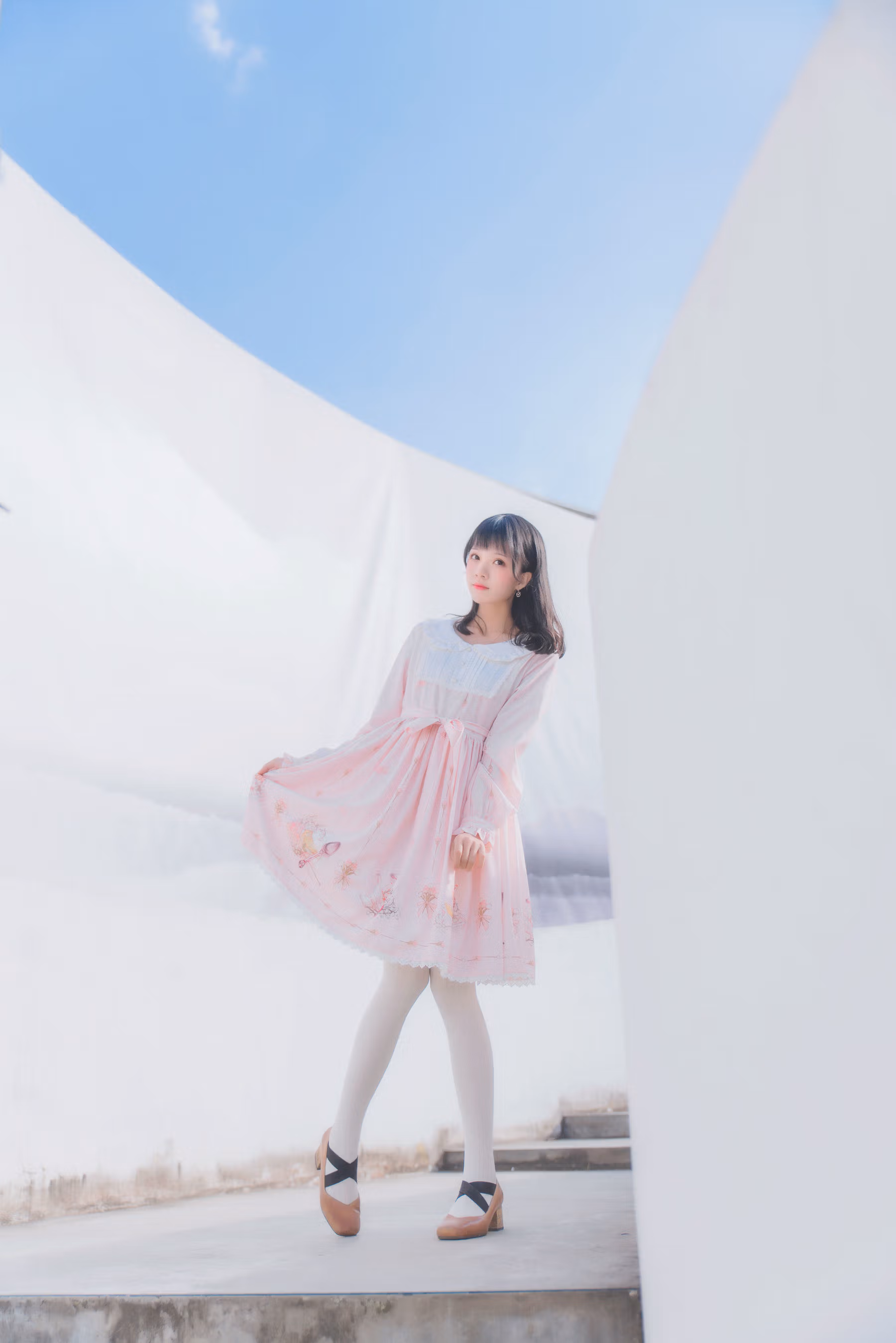 [COS福利] 桜桃喵 - 清新之三月 清纯美女-第4张