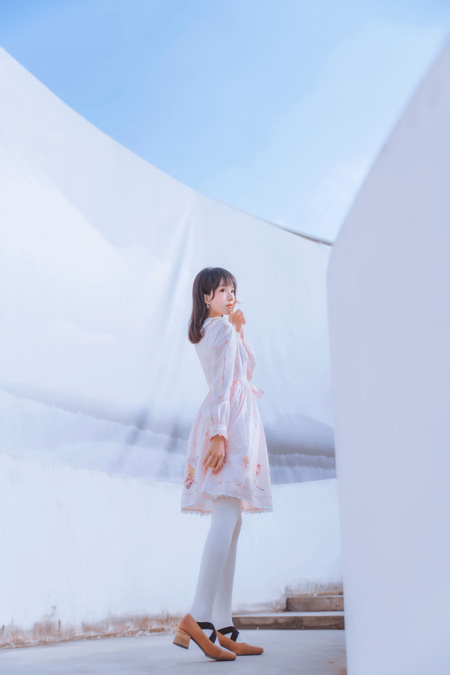 [COS福利] 桜桃喵 - 清新之三月 清纯美女-第5张